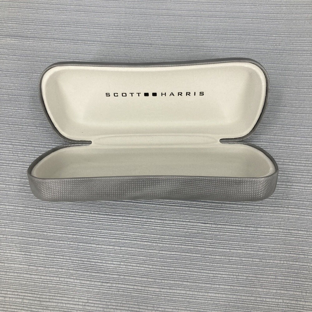 Scott Harris Hard Clamshell Eyeglasses Sunglasses Case Variegated Gray